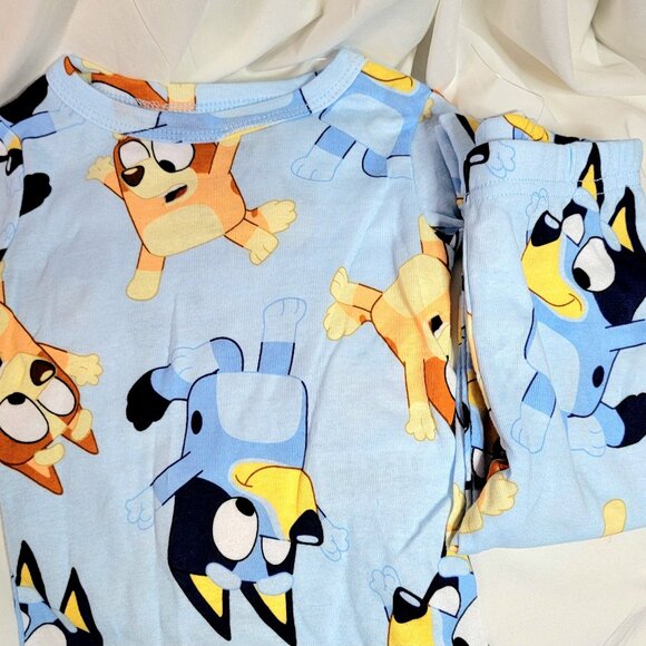 Bluey & Bingo Toddler Pajamas, 2 Sets Long Sleeve Top & Bottom, 4 Pieces, NWT - Picture 4 of 4